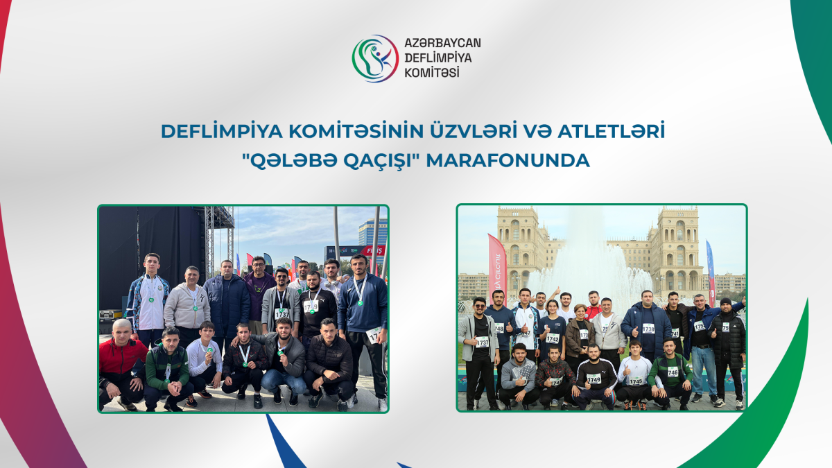 Deflimpiyaçılar "Qələbə qaçışı" marafonunda iştirak edib
