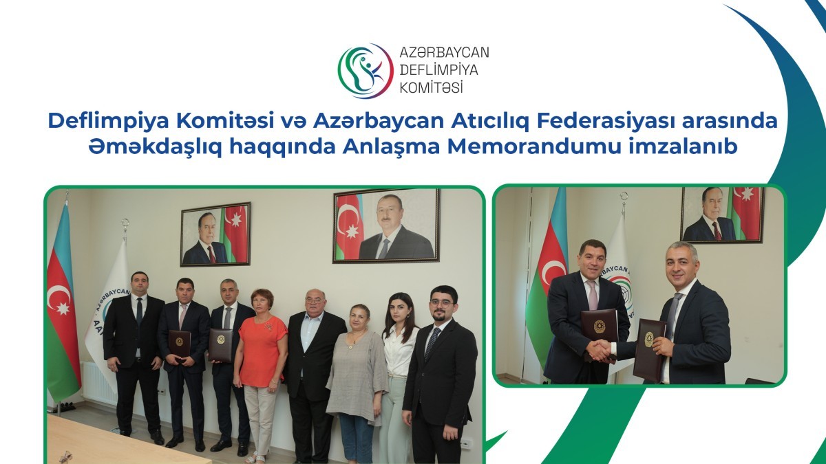 MOU signed between the Deaflympic Committee and the Azerbaijan Shooting Federation