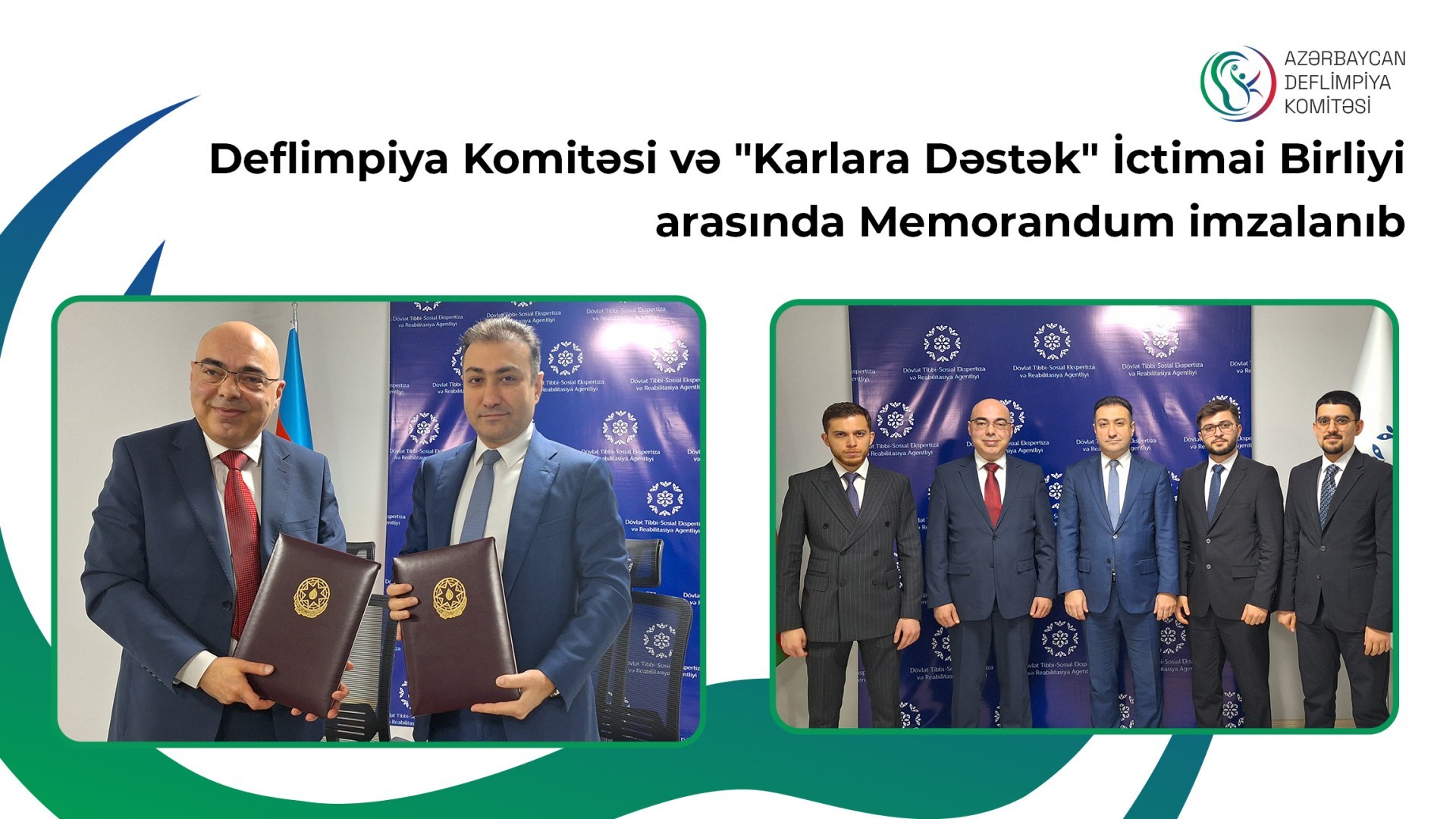 MOU signed between the Deaflympic Committee and the "Support for the Deaf"